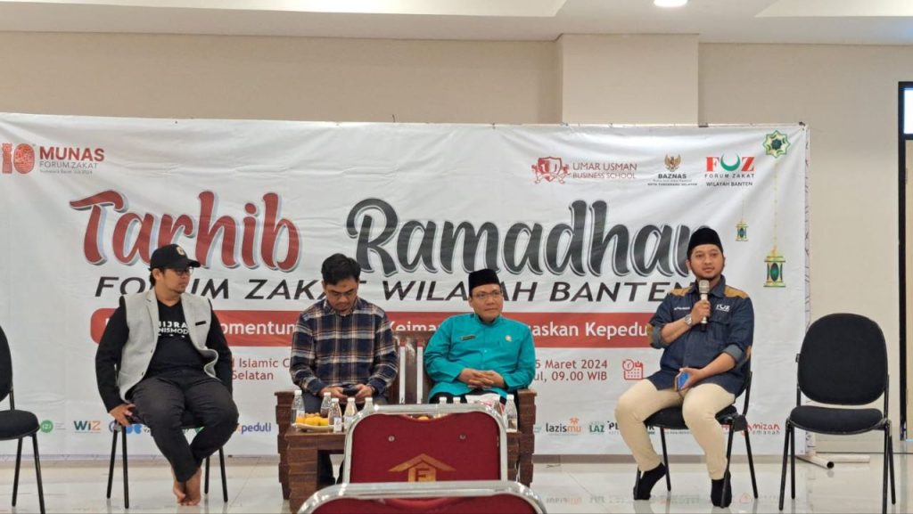 Tarhib Ramadhan FOZ Wilayah Banten, Pimpinan BAZNAS Tangsel Ahmad Rifai Dorong Optimalisasi Zakat