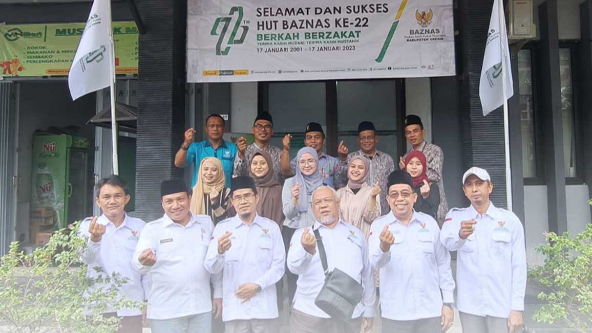 Kunjungan ke Baznas Kabupaten Gresik sebagai Operator Simba Terbaik