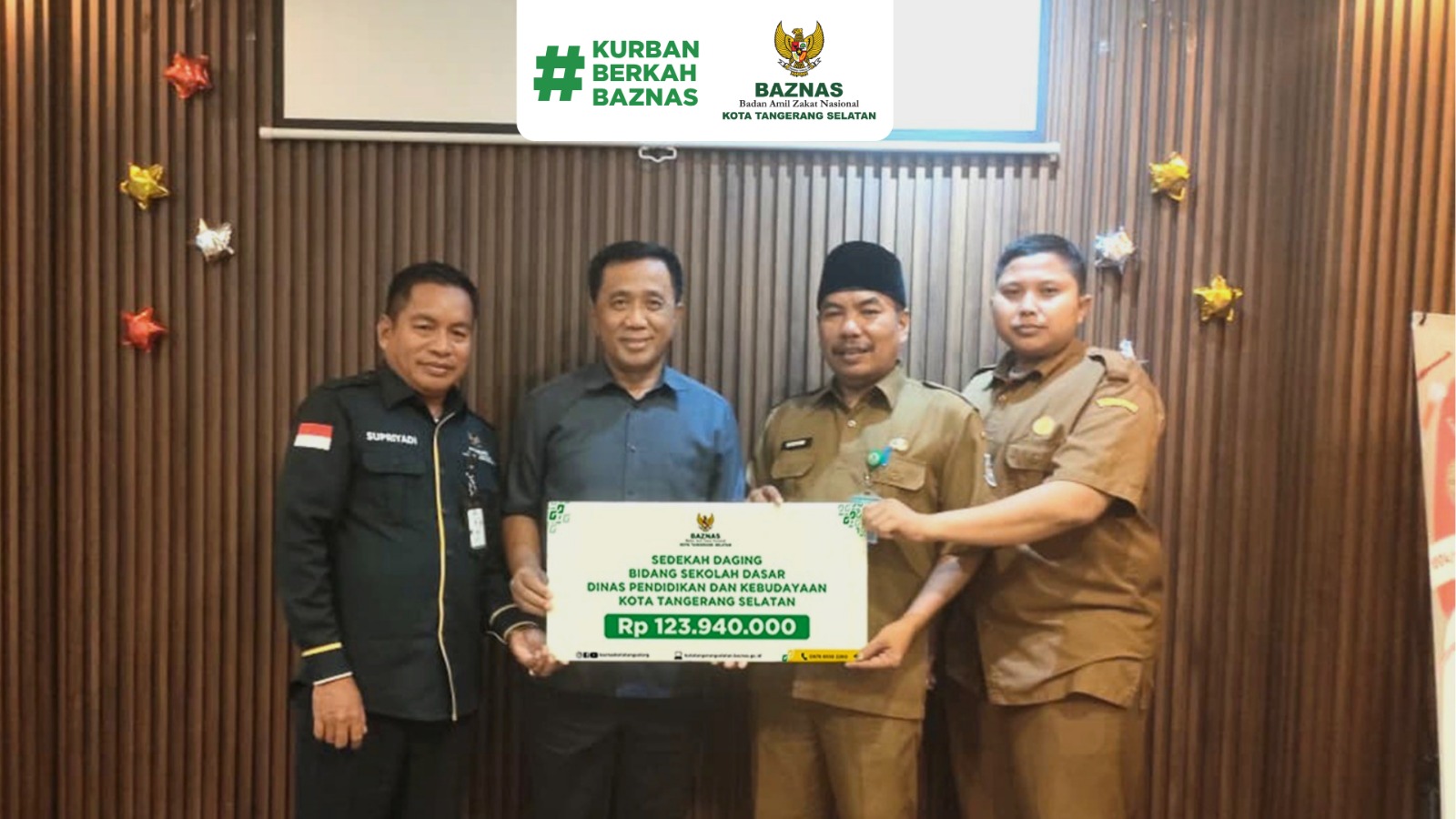 Edukasi Kepedulian Sejak Dini  Melalui Sedekah Daging, Donasi SD Negeri se-Tangsel Capai Rp 123 Juta