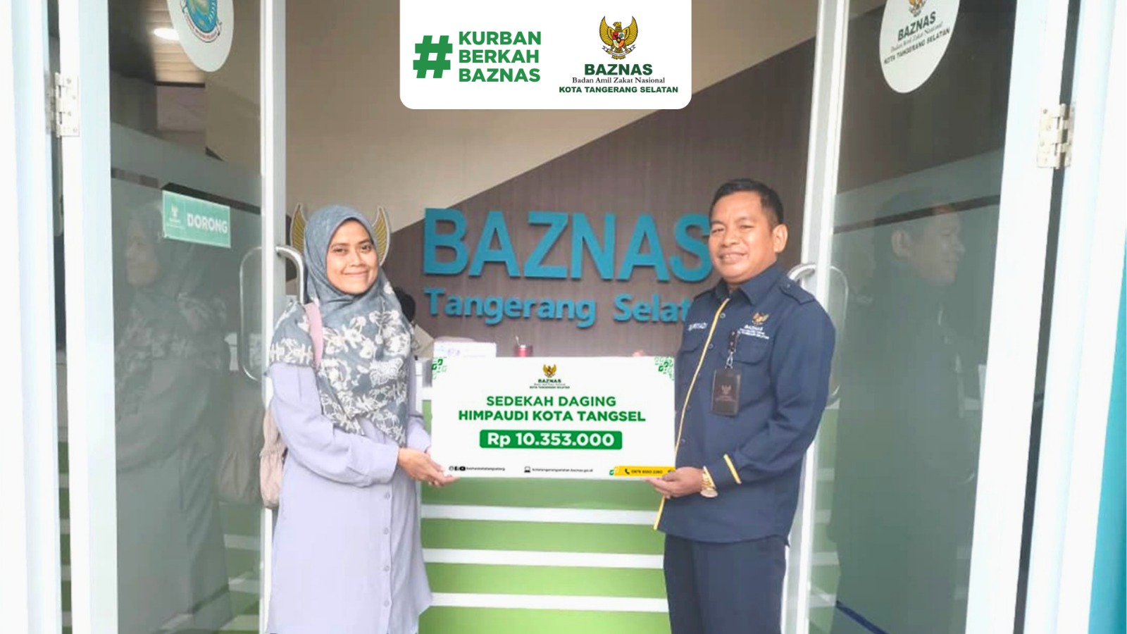 Tahun Kedua HIMPAUDI Tangsel Tebar Kepedulian Lewat Sedekah Daging