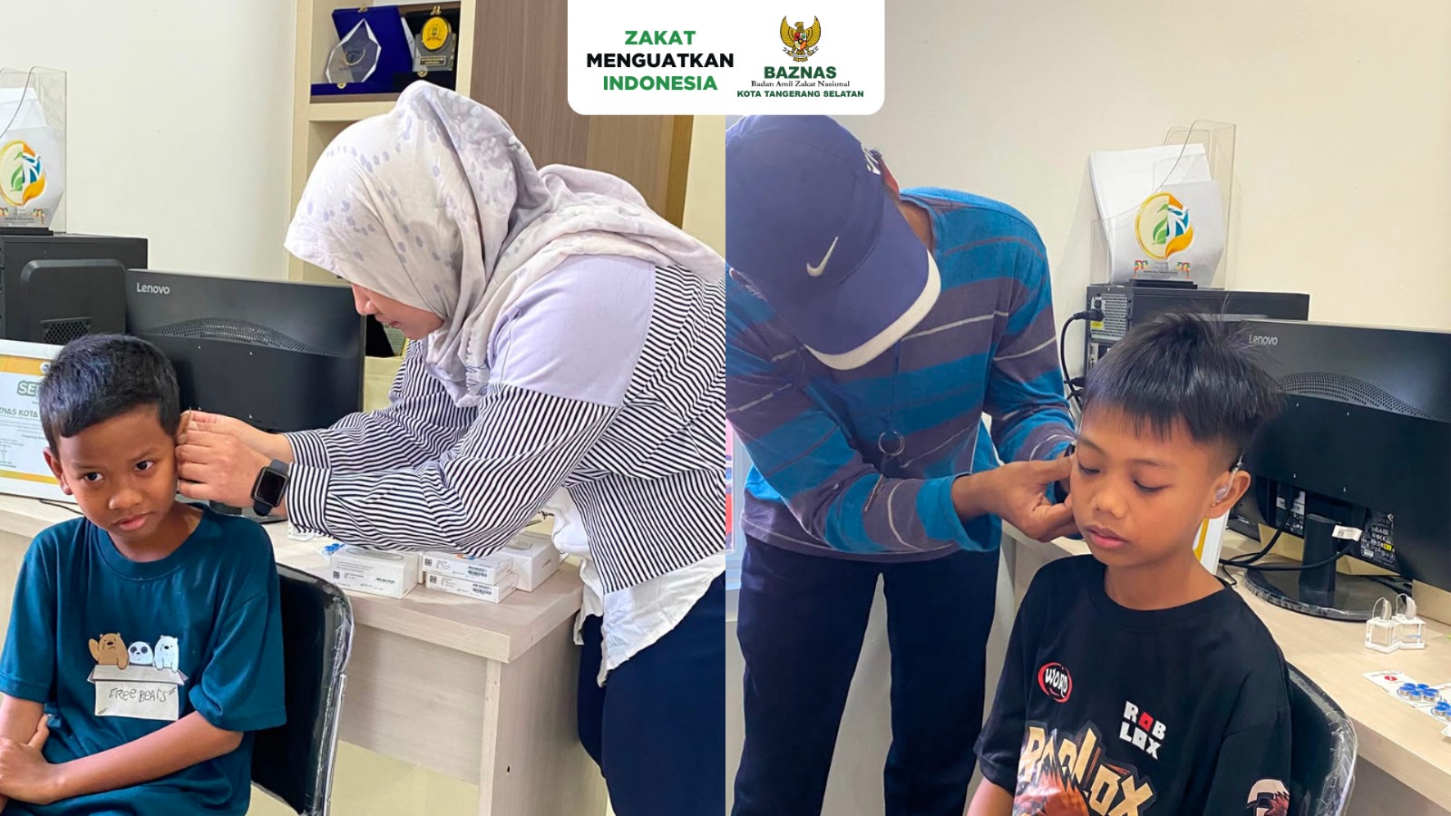 Alat Bantu Dengar Dari Zakat Anda Mengantarkan Dua Anak Mendengar Lebih Jelas