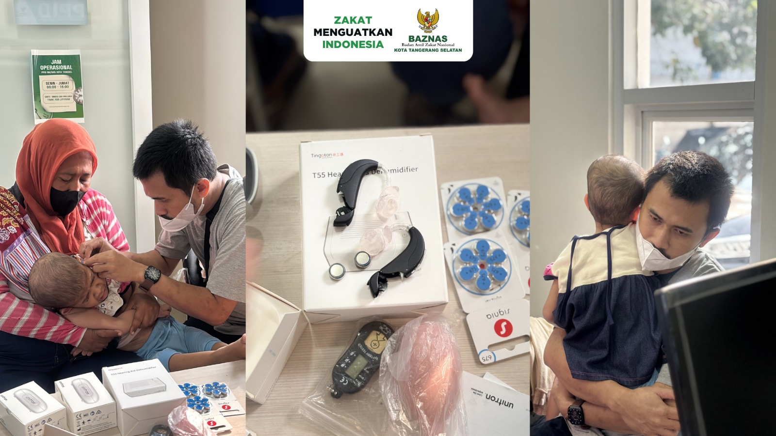 Alat Bantu Dengar untuk Adik Aqilah Menjadi Bukti Zakat Menghadirkan Manfaat Nyata