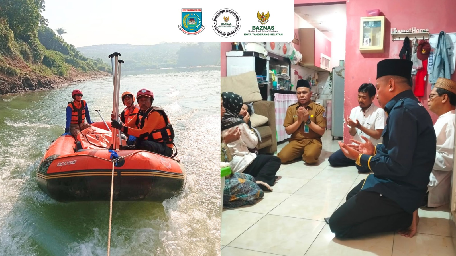 Setelah Tiga Hari Pencarian Korban Tenggelam di Kali Cisadane Berhasil Ditemukan Berkat Sinergi Tim Gabungan