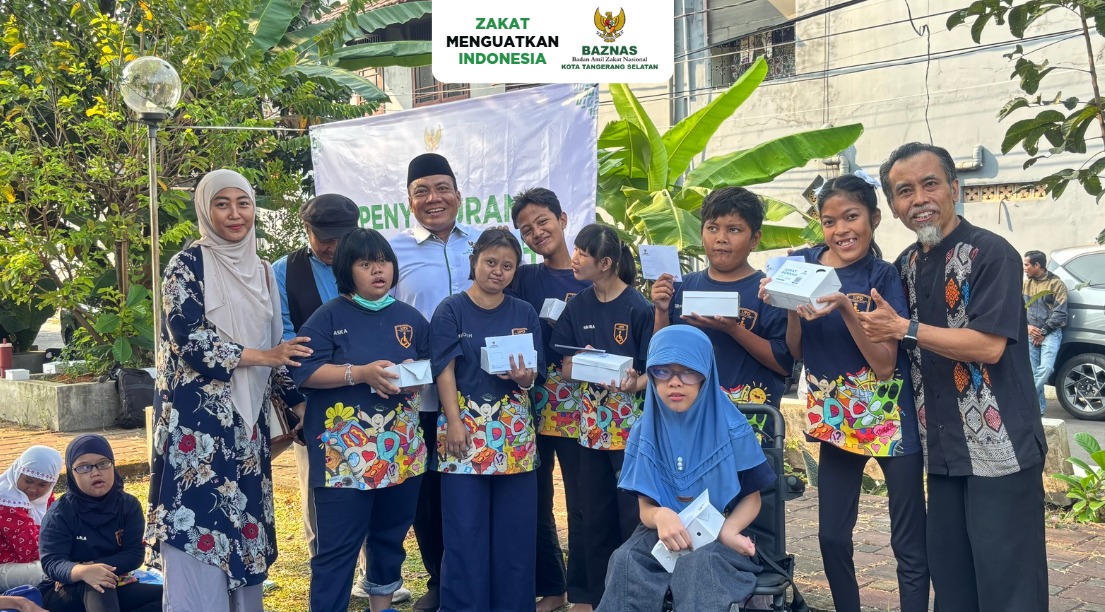 BAZNAS Kota Tangerang Selatan Salurkan Jumat Berkah untuk 100 Anak Penyandang Disabilitas
